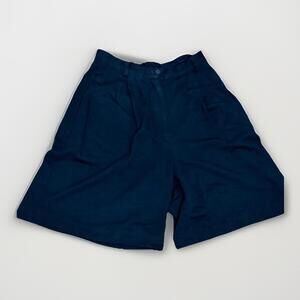 Tweeds Black 100%  Wool Pleated Shorts High Waist Women’s Made In USA Size 10